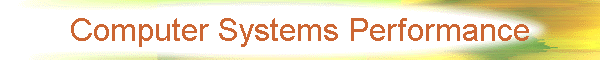 Computer Systems Performance